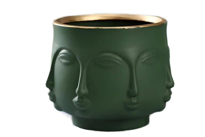 Aberto Design Maceta Decorativa Verde CY0392 Aberto Design Maceta Decorativa Verde CY0392